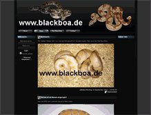 Tablet Screenshot of blackboa.de
